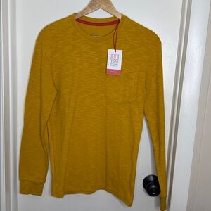 TOPO NWT Heavyweight Long sleeve Pocket Tee. XS/S